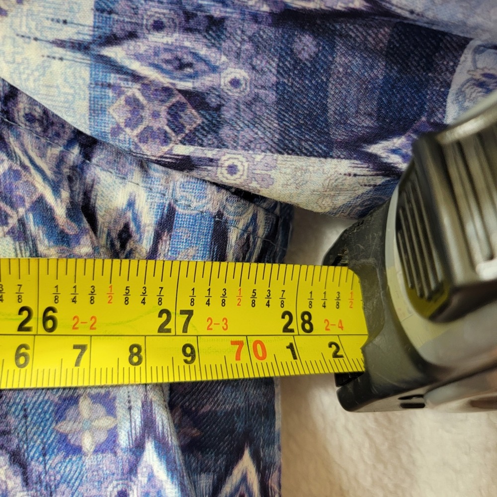 NWT $198 Robert Graham OAKLEY Geometric L/S Shirt Mens 3XL Flip Cuff Resort Wear - Picture 7 of 10